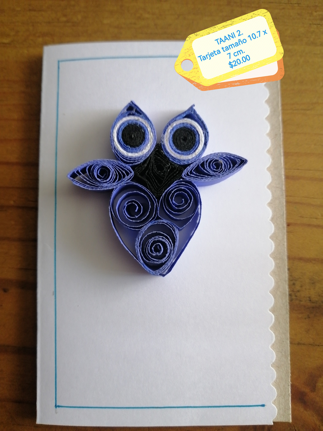 Tarjeta de animalito